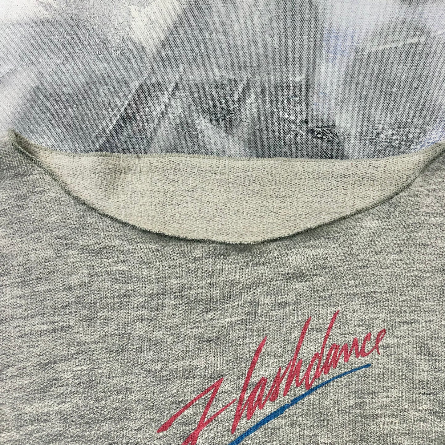 Vintage 80s Flashdance Movie Raglan Lightweight Sweatshirt M