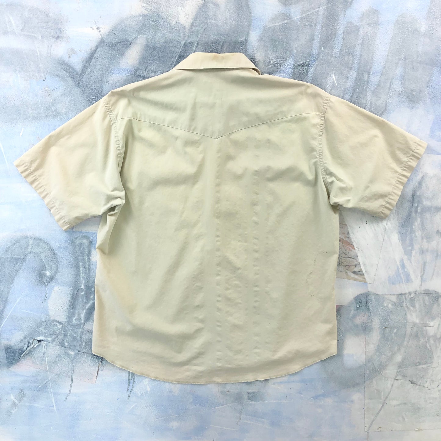 Vintage Wrangler Western Aztec Short Sleeve Button Shirt XXL
