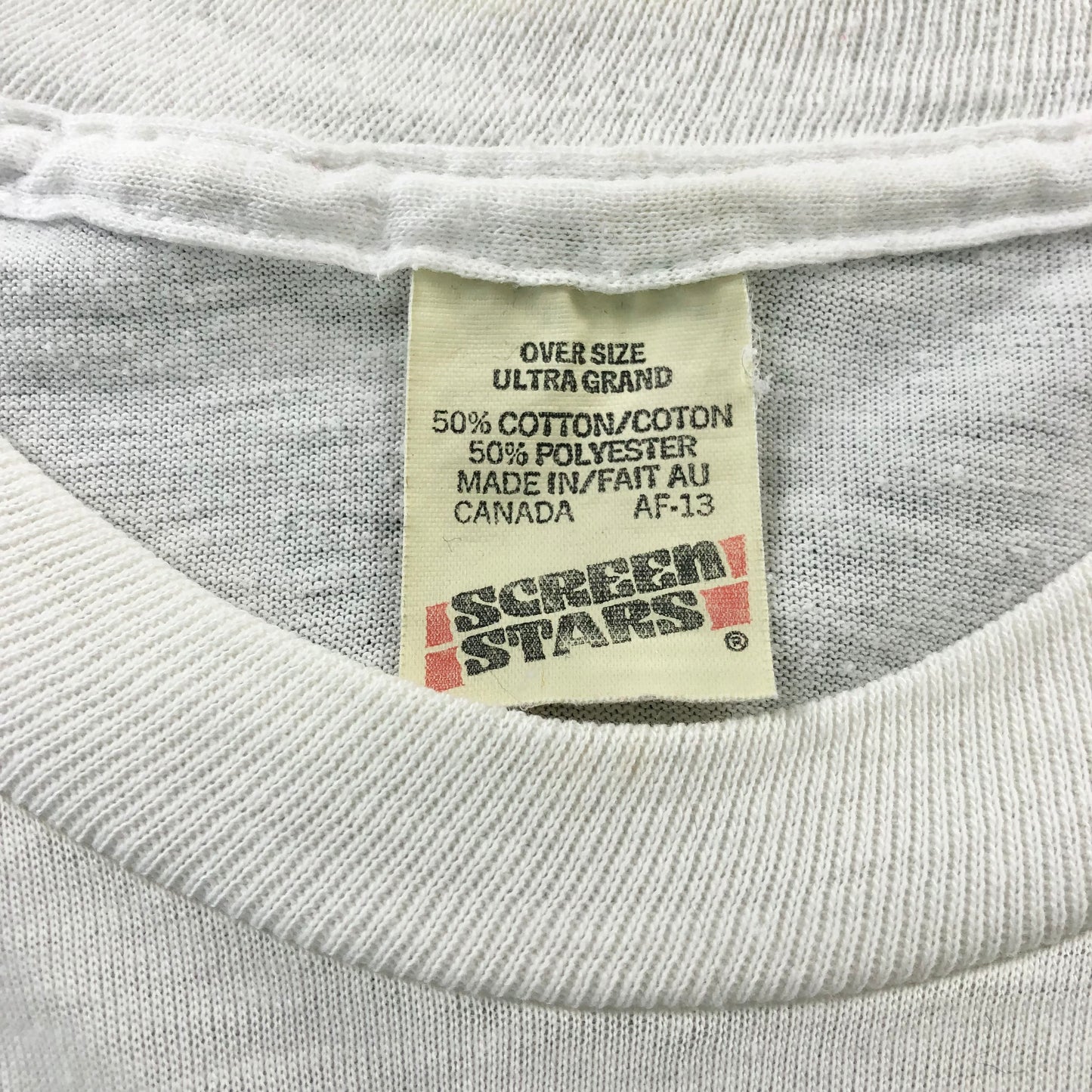Vintage 90s 106 AM Radio Station Single Stitch T Shirt L