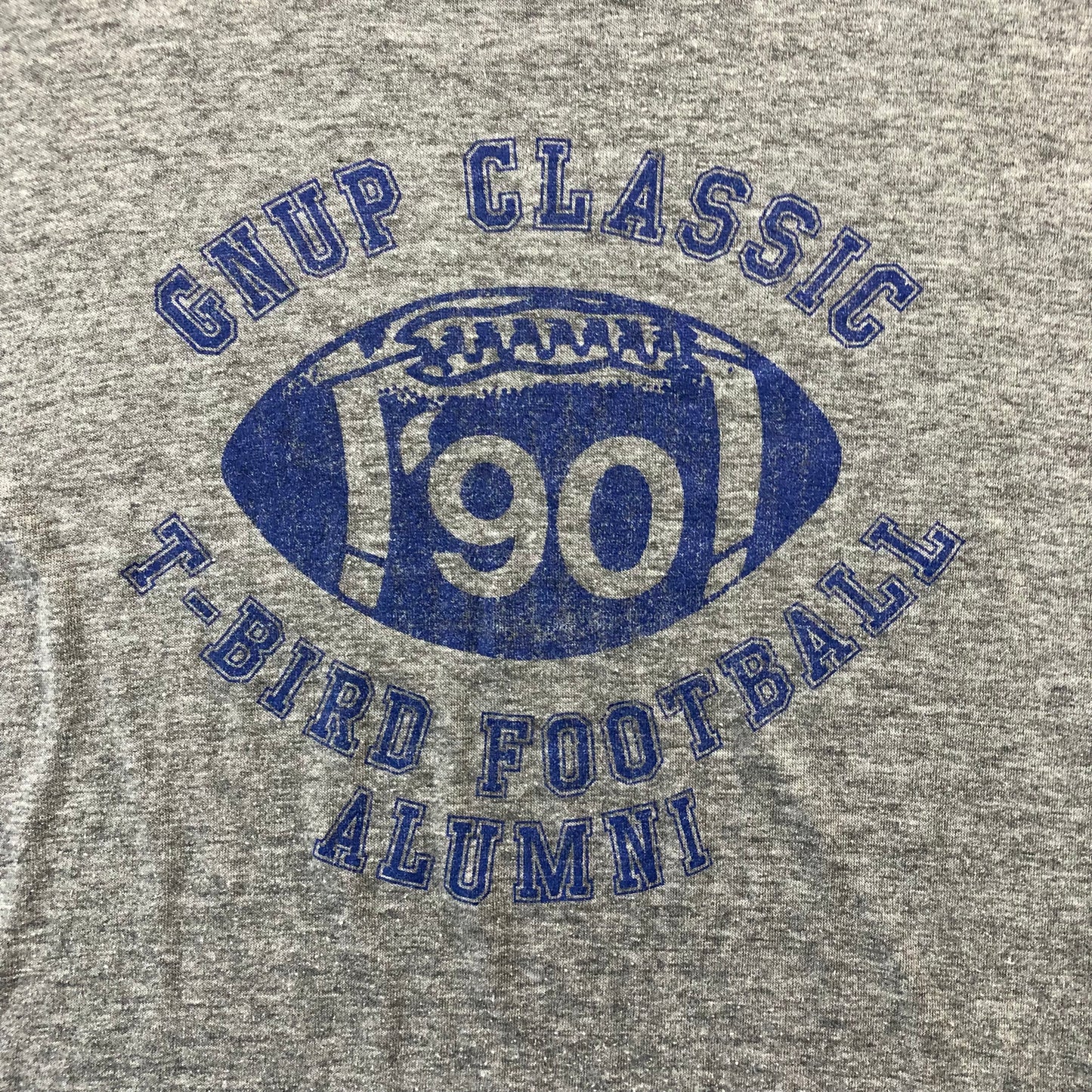 Vintage USA Russell UBC Gnup Classic Thunderbirds Football Alumni T Shirt L