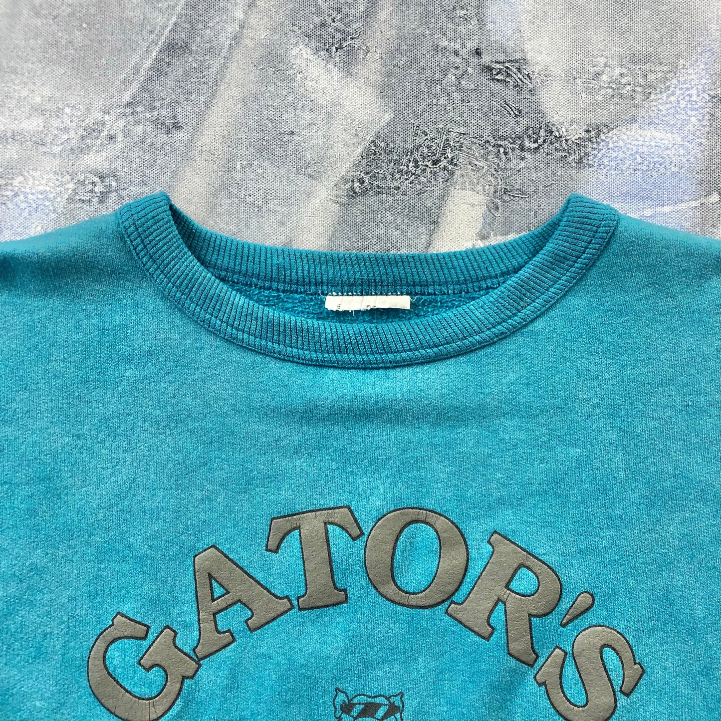 Vintage USA Gators Gym Bodybuilding Gear Crewneck Sweatshirt L