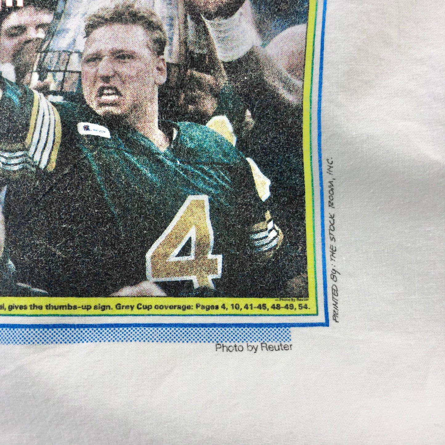 Vintage 90s City Of Champions Edmonton Oilers & Eskimos Back To Back Long Sleeve Shirt M