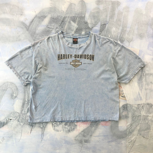 Vintage USA 90s Harley Davidson Motorcycles Treasure Coast Stuart Florida T Shirt XL