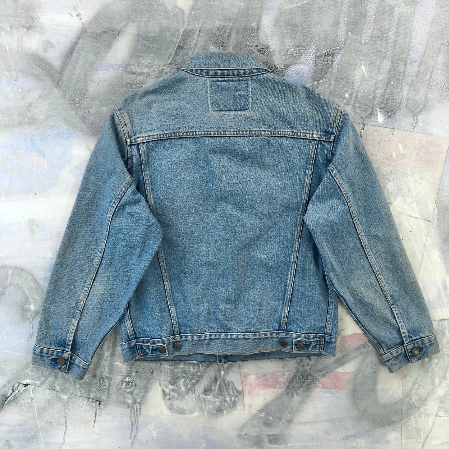 Vintage Levis Orange Tab Button Denim Jacket M