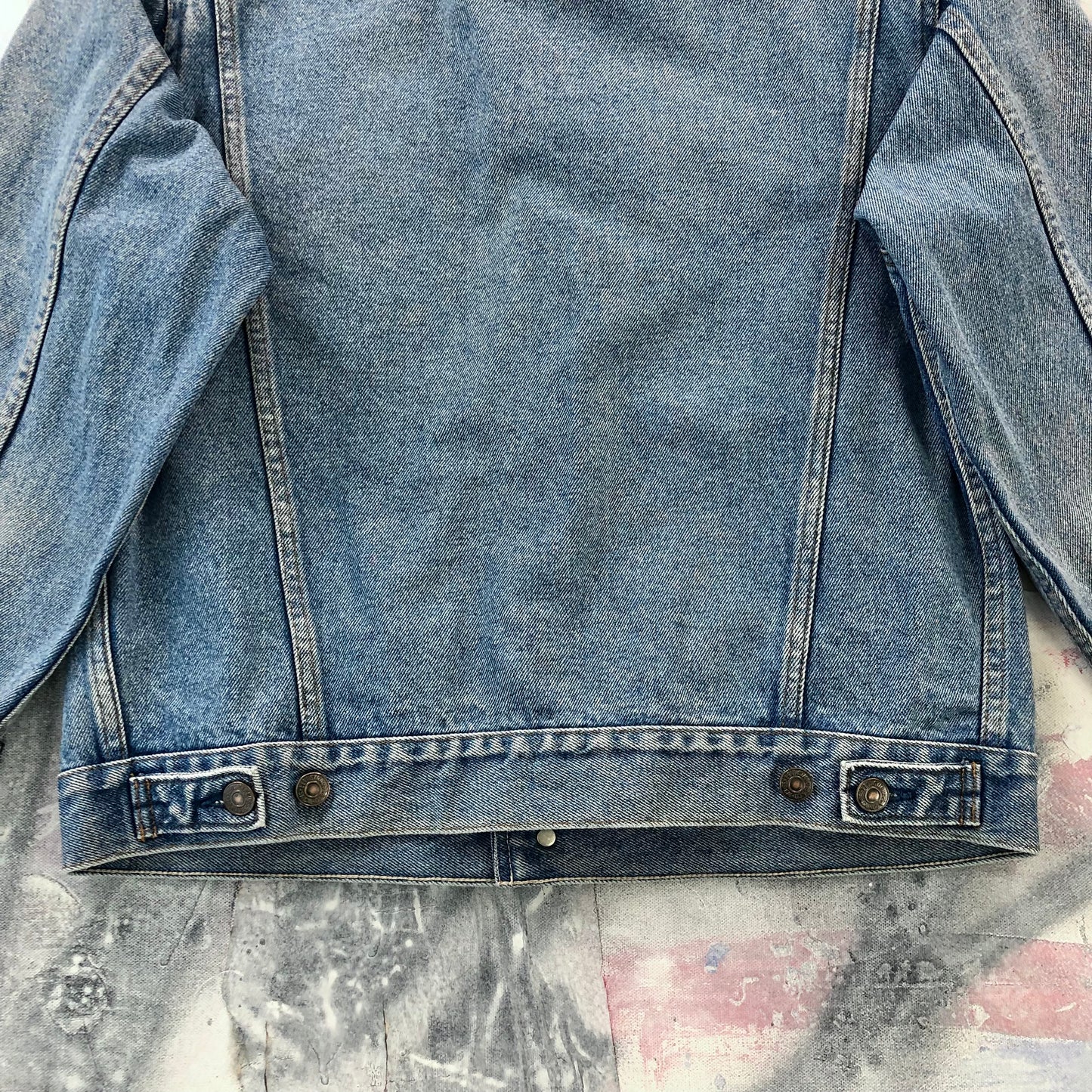 Vintage Levis Orange Tab Button Denim Jacket M
