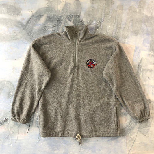 NBA Toronto Raptors Americas Favorites Quarter Zip Fleece Sweatshirt L