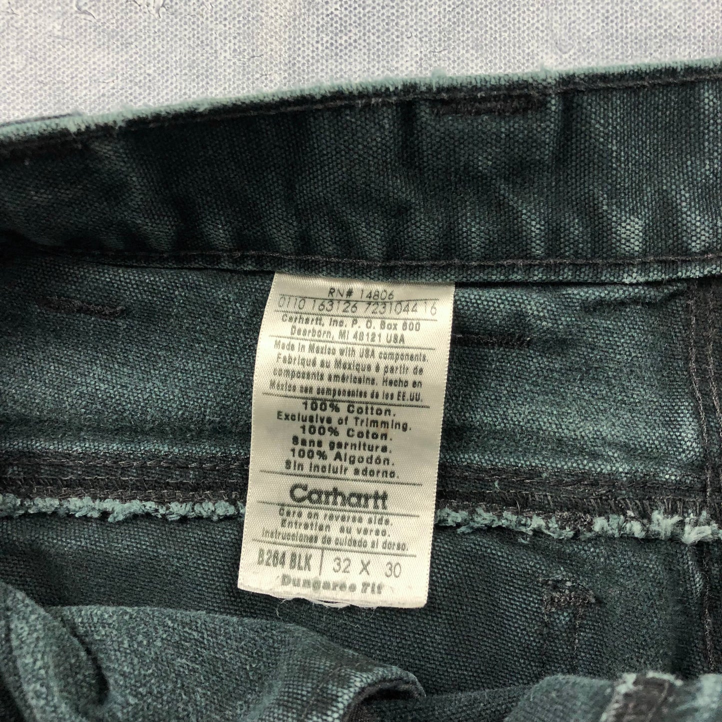 Vintage Carhartt Double Knee Cargo Carpenter Jean W32