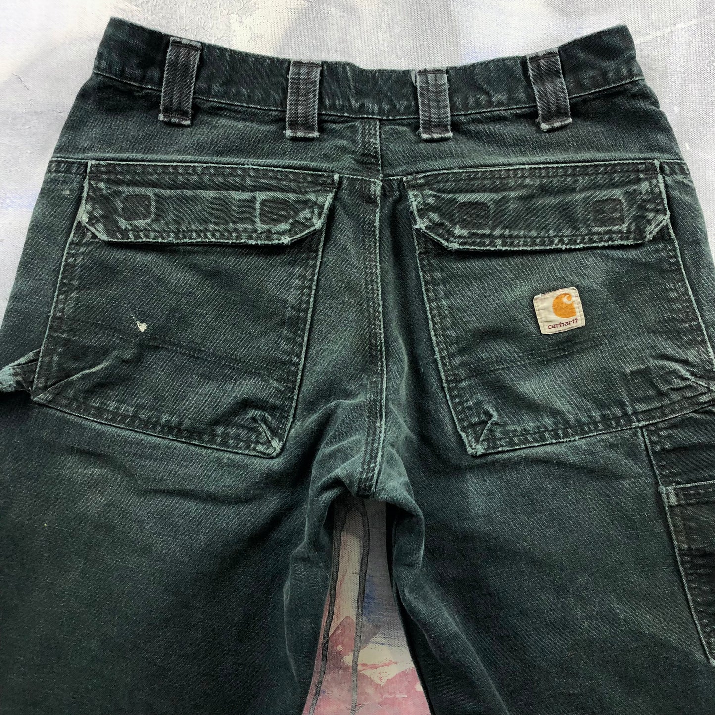 Vintage Carhartt Double Knee Cargo Carpenter Jean W32