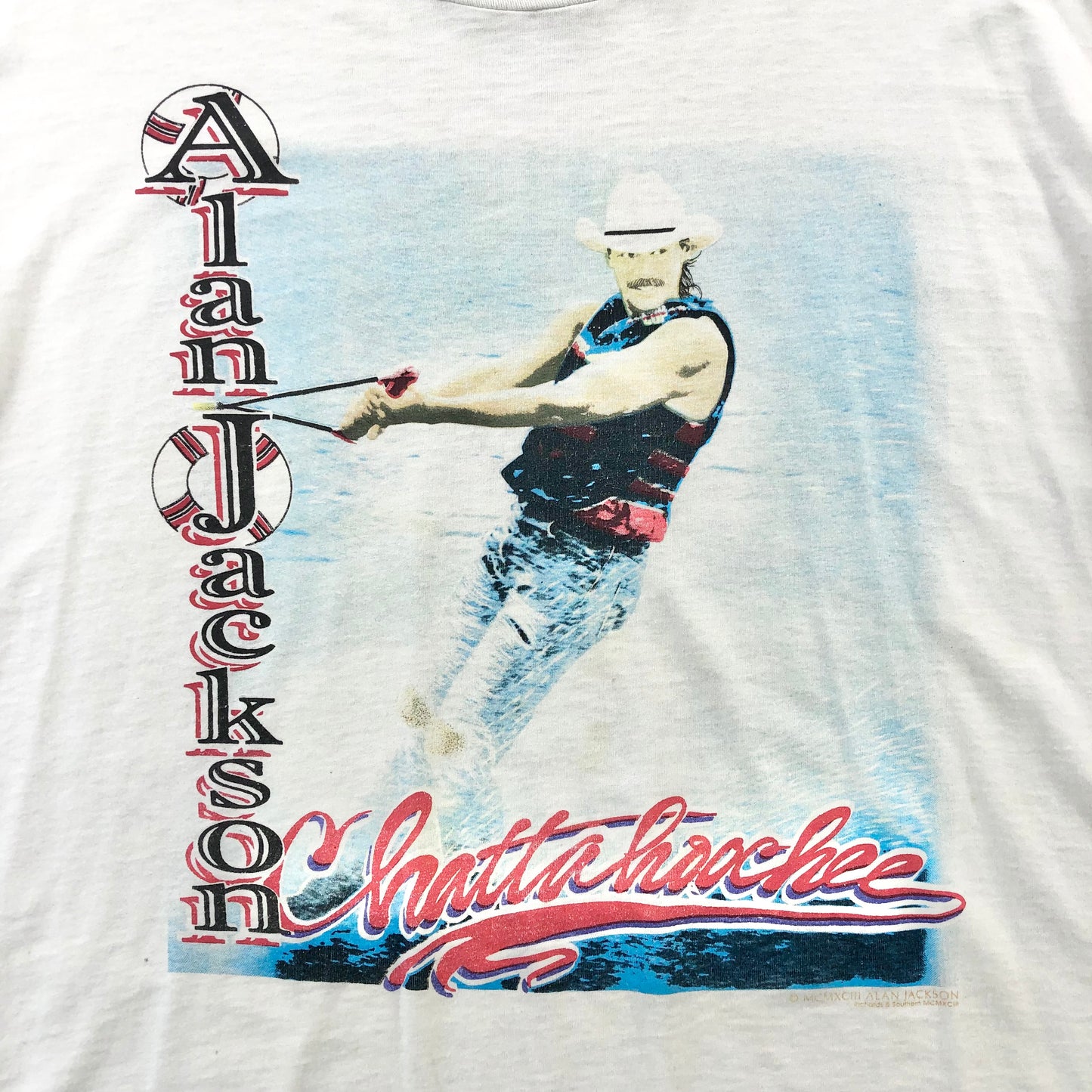 Vintage 90s USA Alan Jackson Chattahoochee T Shirt XL