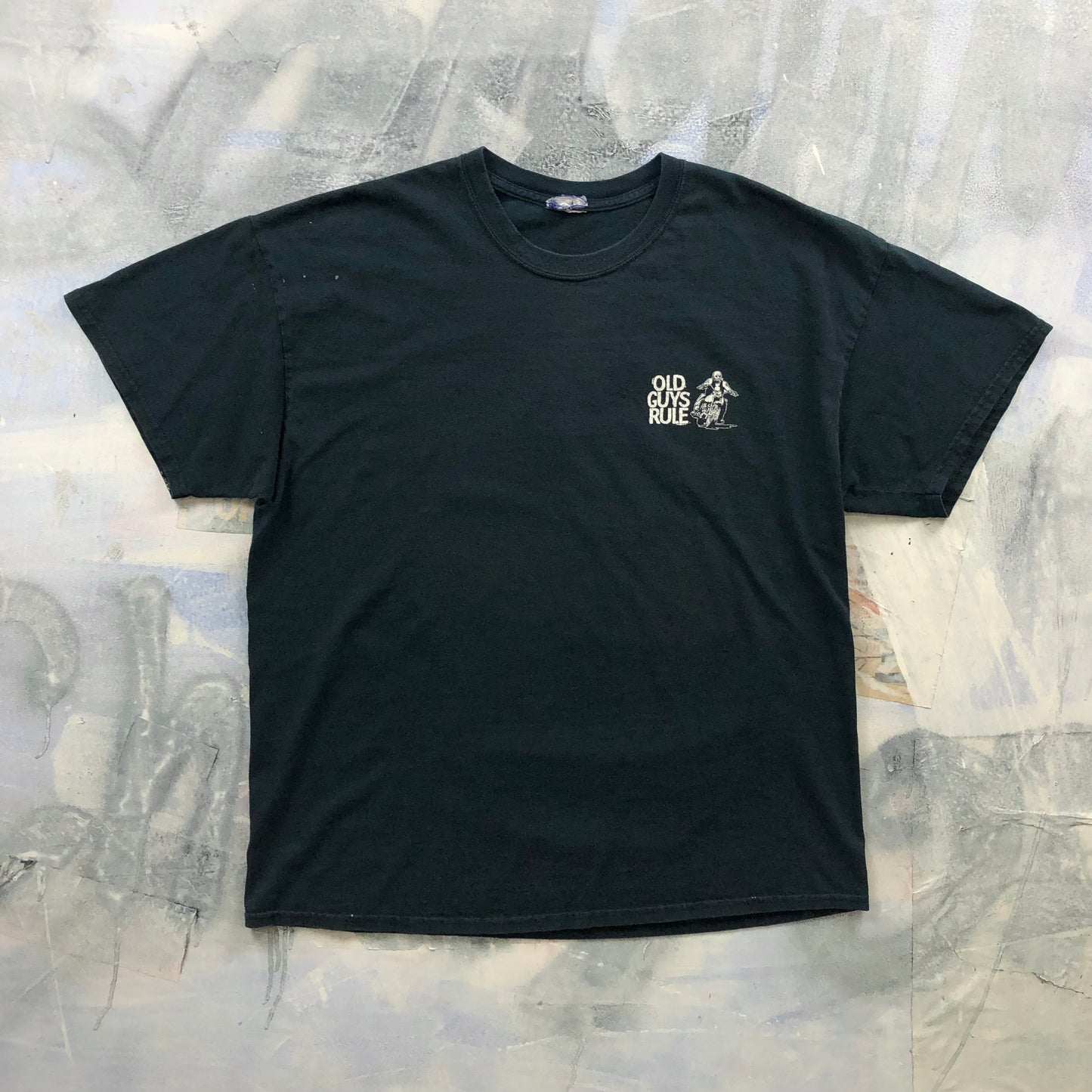 Vintage Old Guys Rule Motorcycle T Shirt XL