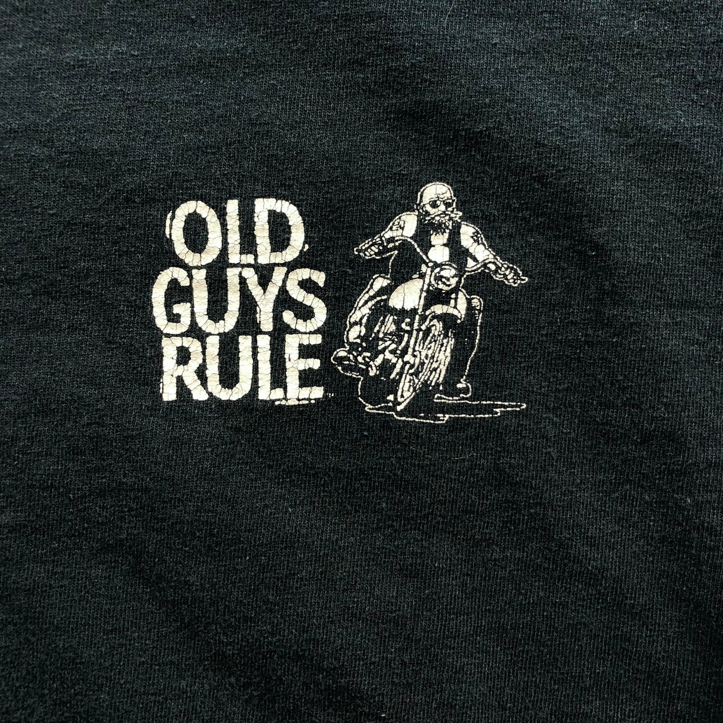Vintage Old Guys Rule Motorcycle T Shirt XL