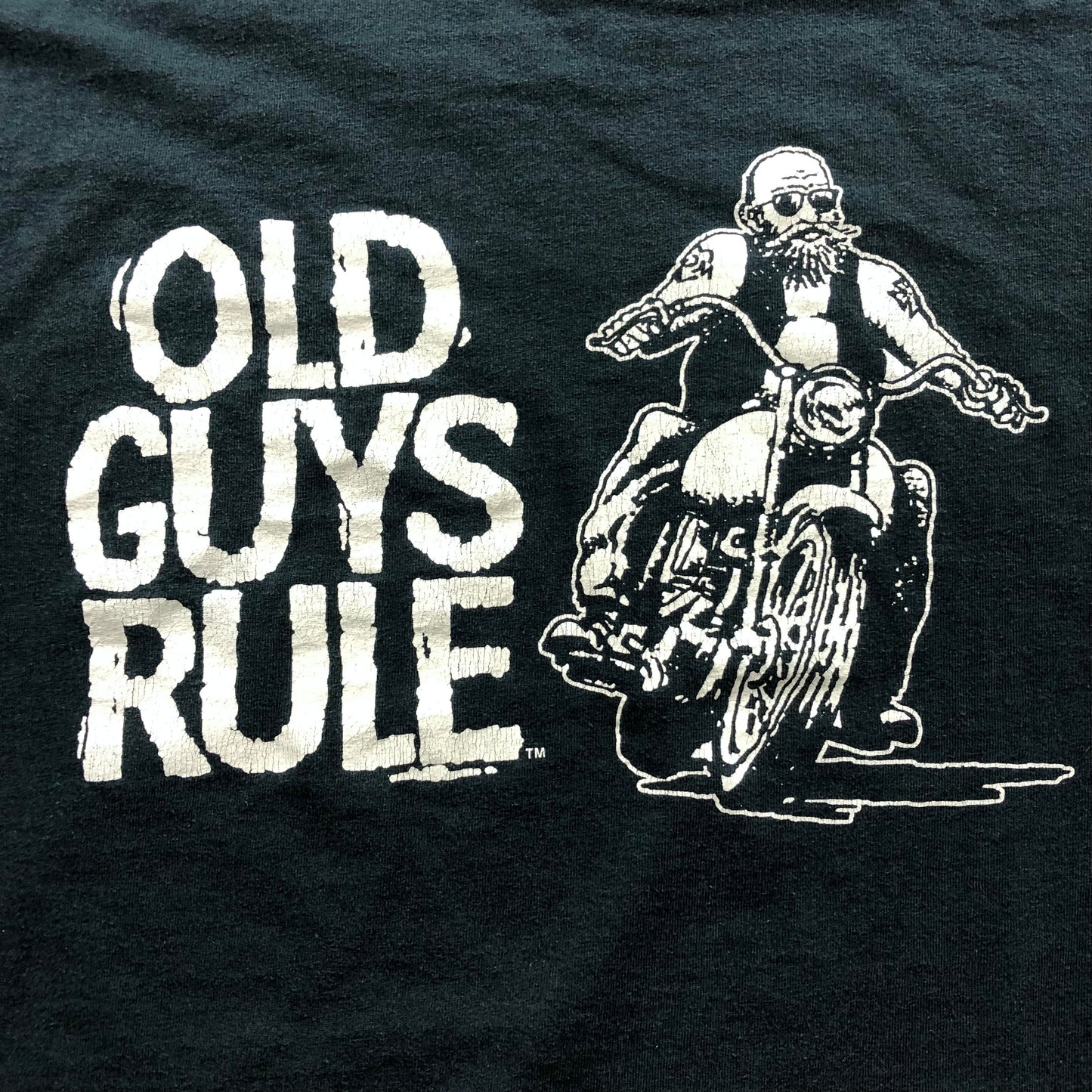 Vintage Old Guys Rule Motorcycle T Shirt XL