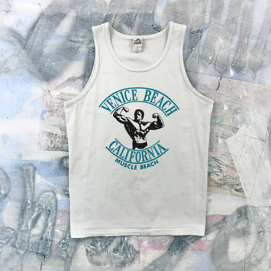 Vintage Venice Beach California Muscle Beach Arnold Tank Top M