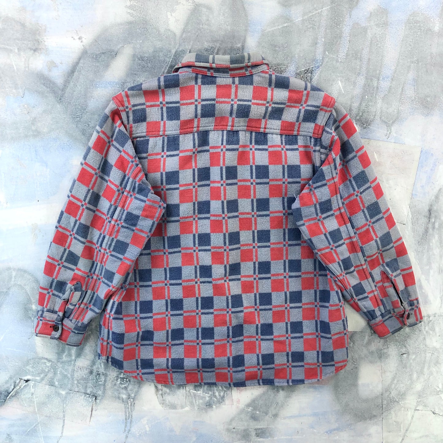 Vintage 60s Champion Button Flannel Shirt XL