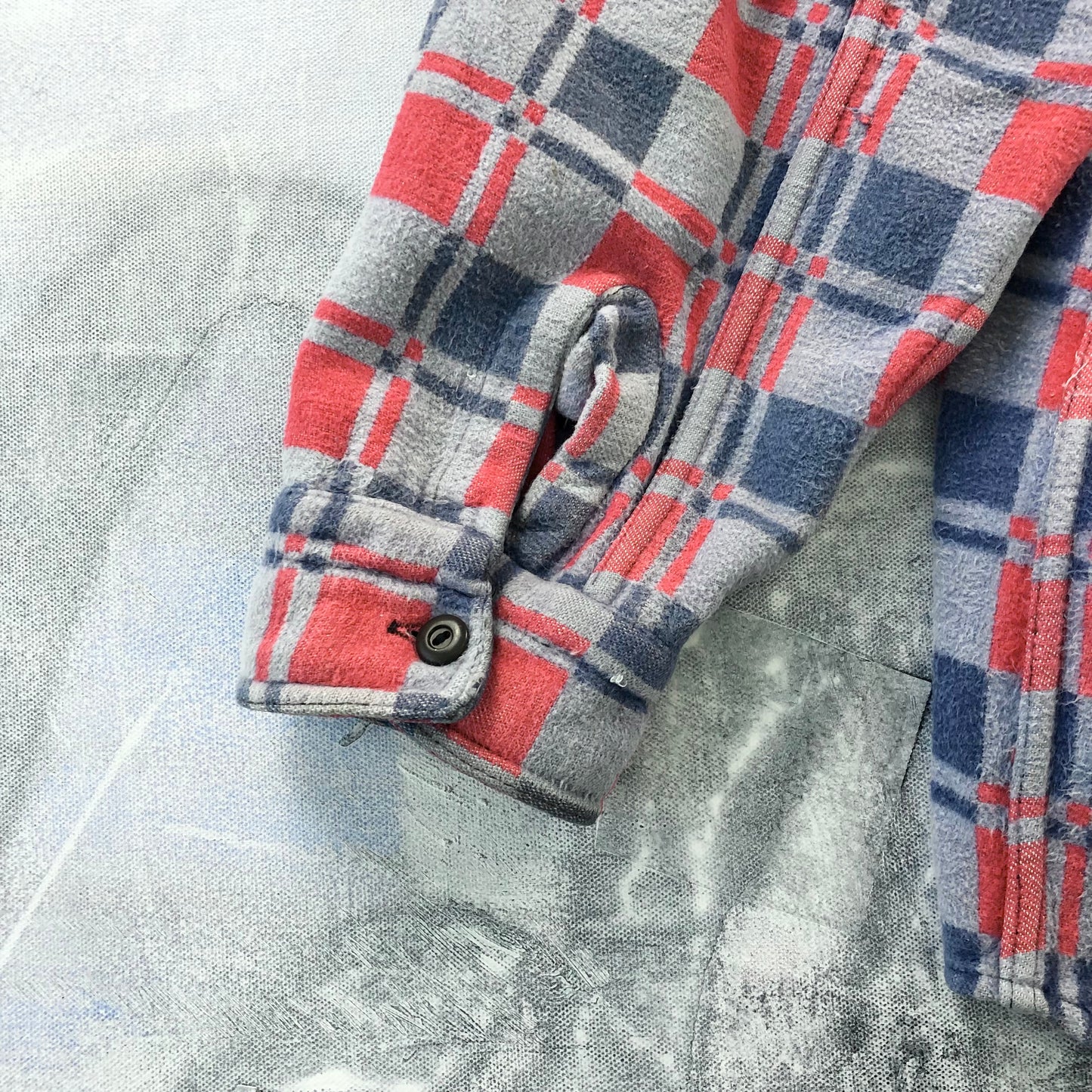 Vintage 60s Champion Button Flannel Shirt XL
