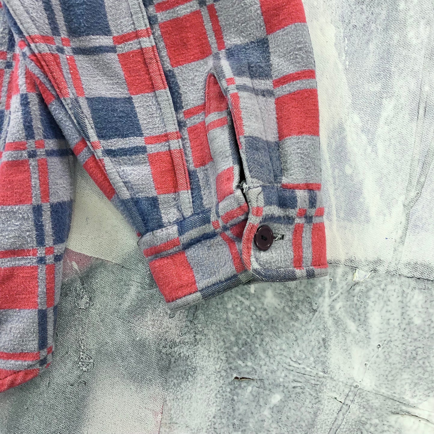 Vintage 60s Champion Button Flannel Shirt XL