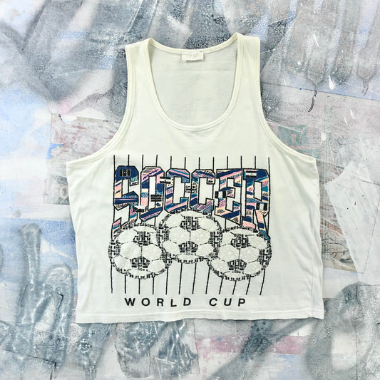 Vintage World Cup Soccer Tank Top M