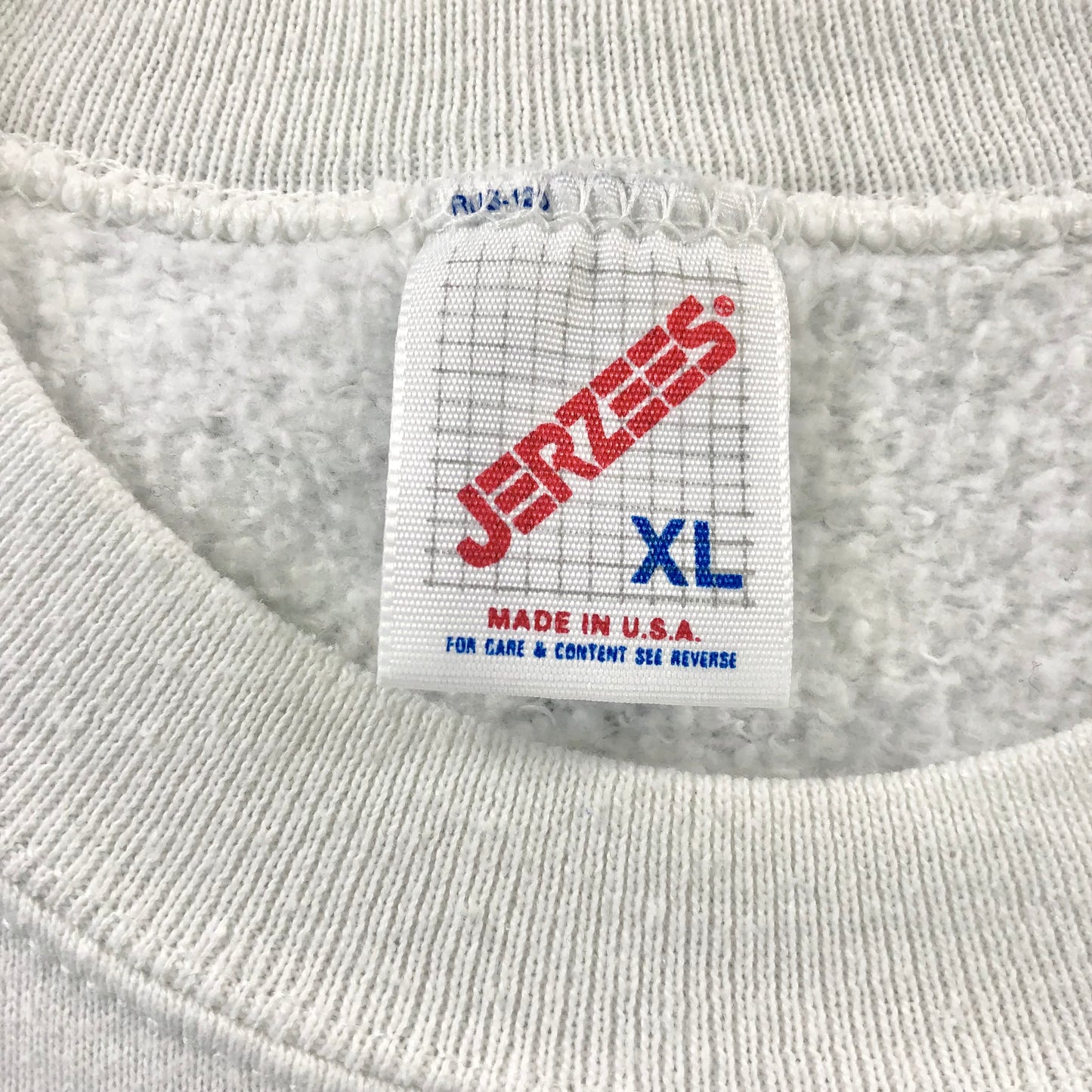 Vintage 90s USA Work Is For People Who Dont Know How To Fish Crewneck Sweatshirt XL