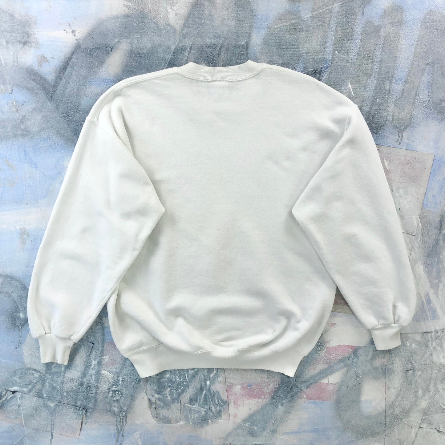 Vintage 90s USA Work Is For People Who Dont Know How To Fish Crewneck Sweatshirt XL