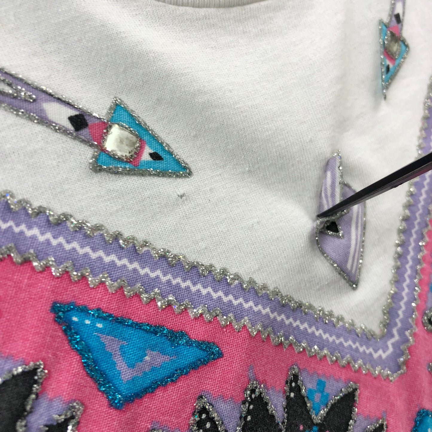Vintage 90s USA Western Aztec Style T Shirt M