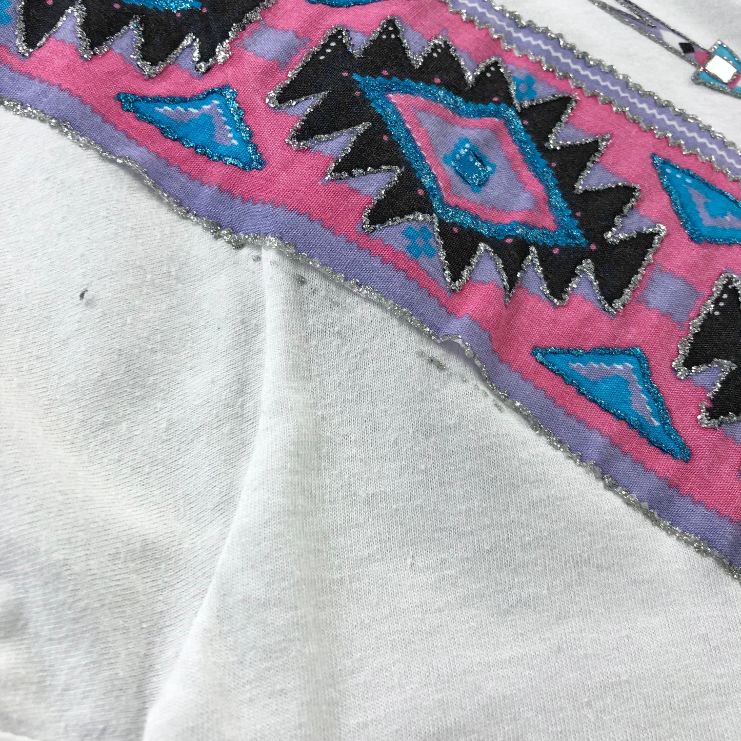 Vintage 90s USA Western Aztec Style T Shirt M
