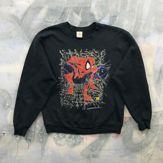 Vintage 90s USA Spiderman By Todd McFarlane Marvel Crewneck Sweatshirt L