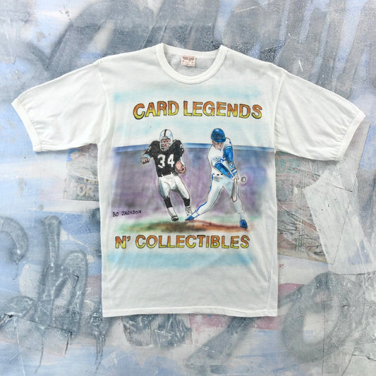 Vintage 90s Bo Jackson Card Legends N´Collectibles T Shirt XL