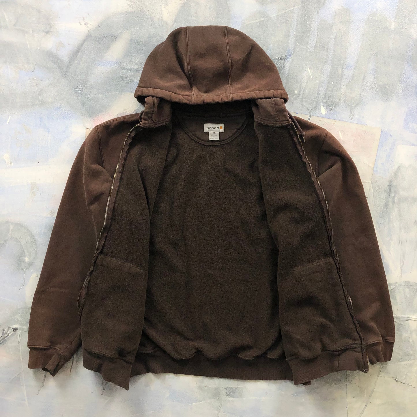 Carhartt WIP Full Zip Workwear Hoodie Sweatshirt XL