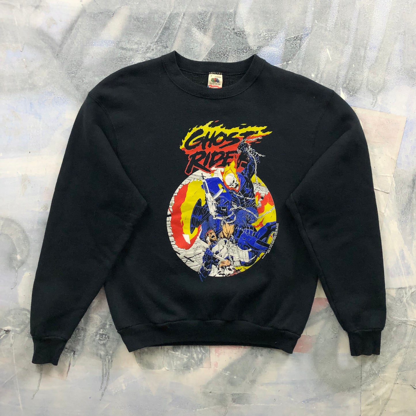 Vintage USA Ghost Rider vs The Punisher Marvel Crewneck Sweatshirt L