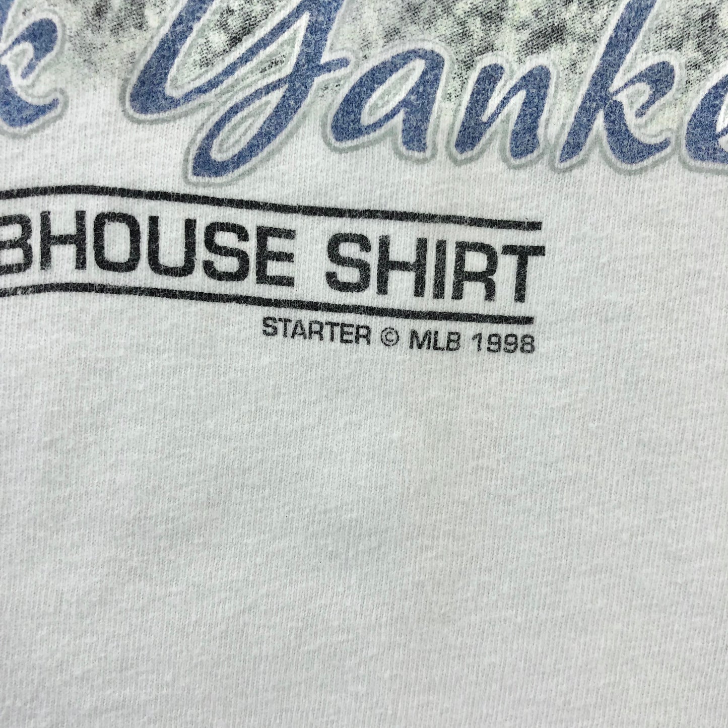 Vintage 90s Starter MLB 1998 World Series Champions New York Yankees Single Stitch T Shirt L