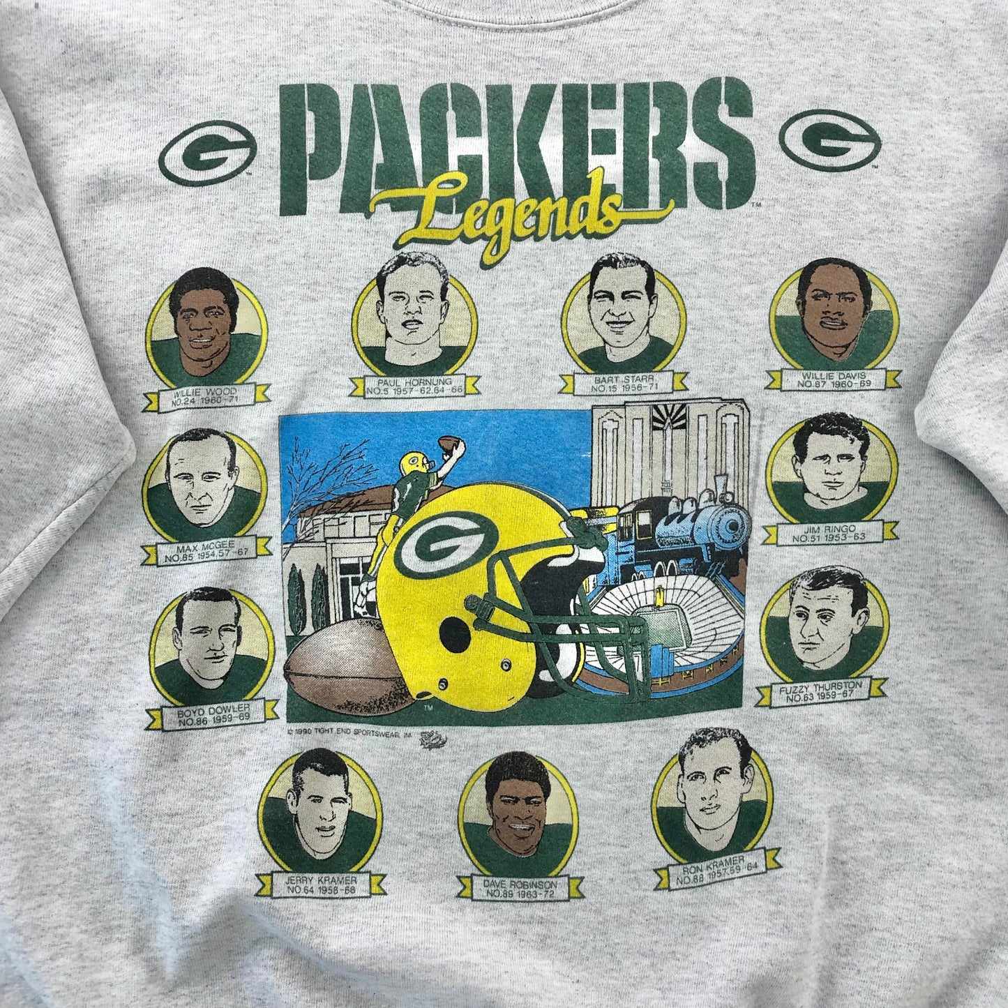 Vintage 90s USA NFL Greenbay Packers Legends Crewneck Sweatshirt XL