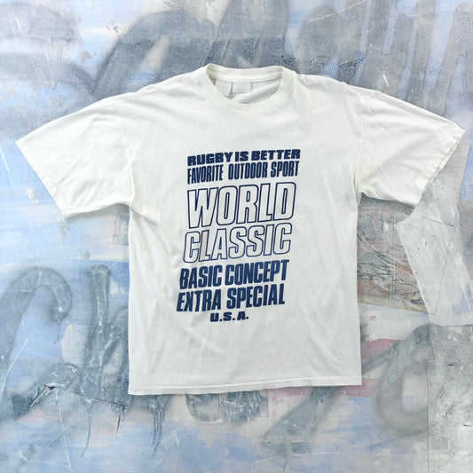 Vintage Rugby World Classic USA Single Stitch T Shirt L