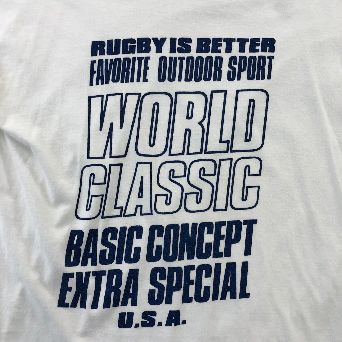 Vintage Rugby World Classic USA Single Stitch T Shirt L