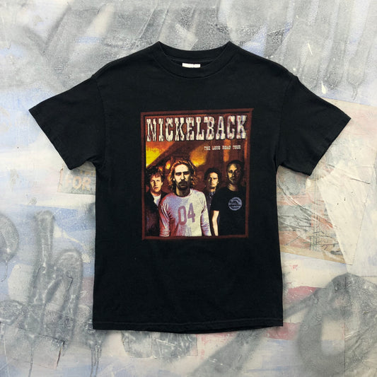 Vintage Nickelback 2004 Canadian Long Road Tour T Shirt M