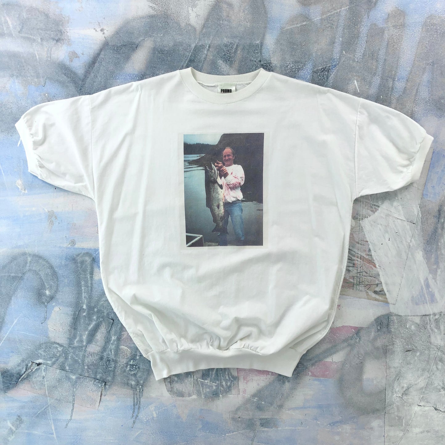 Vintage Fishermans Catch Ringer T Shirt M