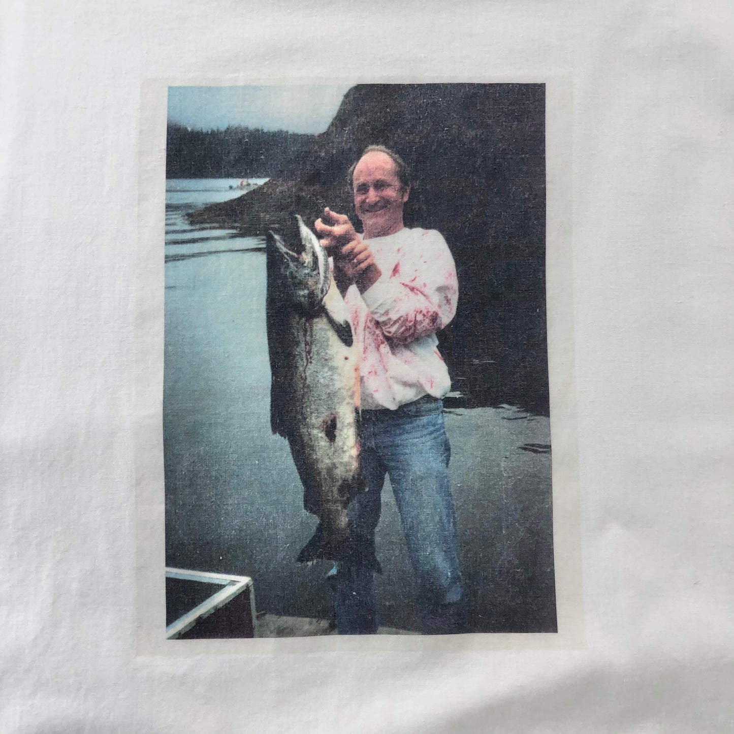 Vintage Fishermans Catch Ringer T Shirt M