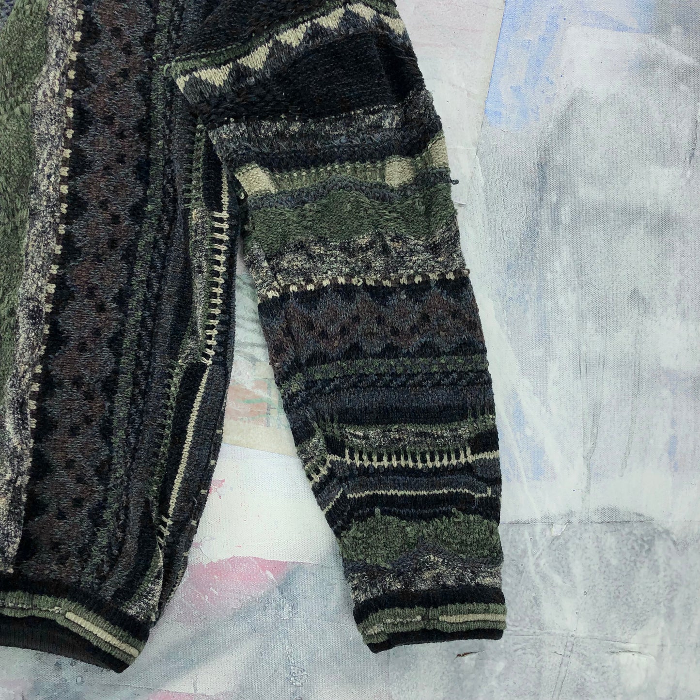 Vintage Tundra Coogi Style Knit Crewneck Sweater L