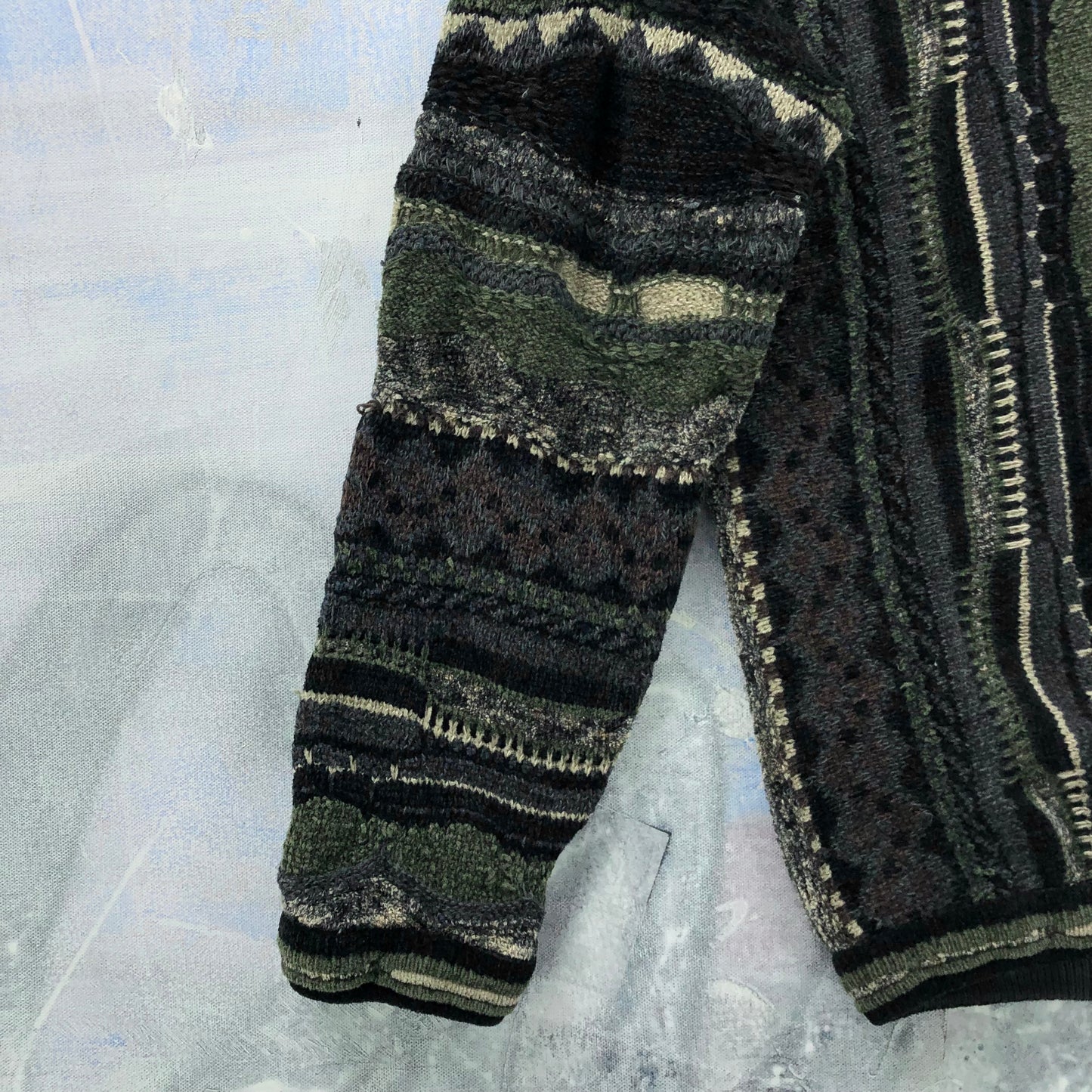 Vintage Tundra Coogi Style Knit Crewneck Sweater L