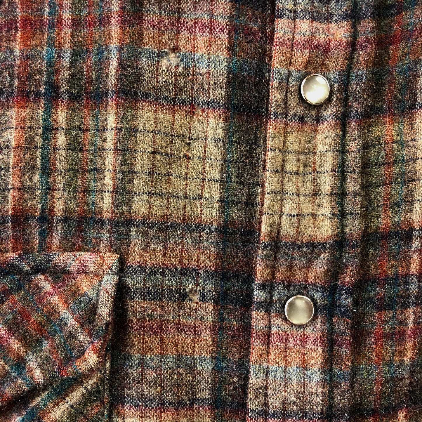 Vintage USA Pendleton Wool Flannel Button Shirt M