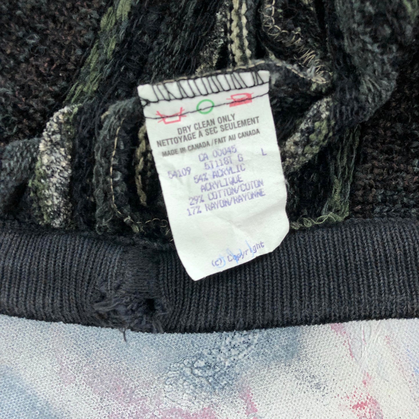 Vintage Tundra Coogi Style Knit Crewneck Sweater L
