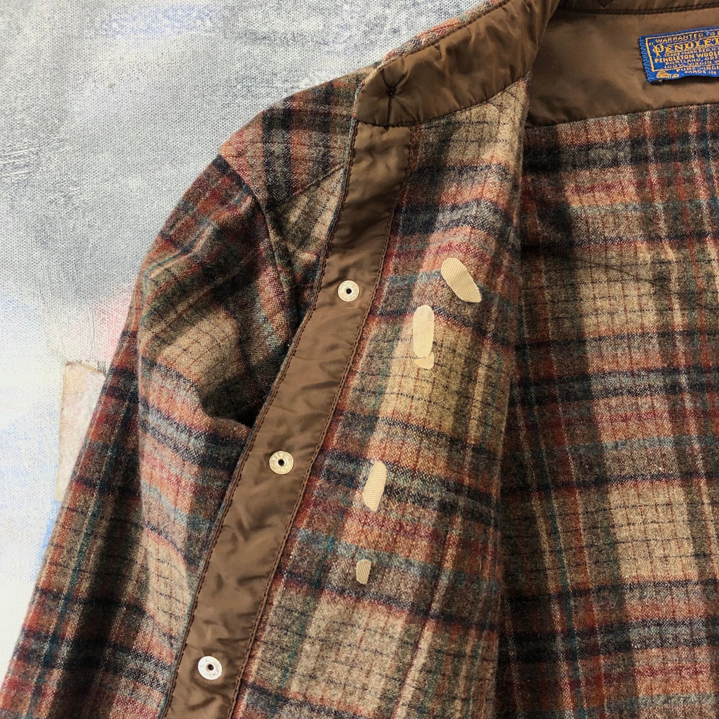 Vintage USA Pendleton Wool Flannel Button Shirt M