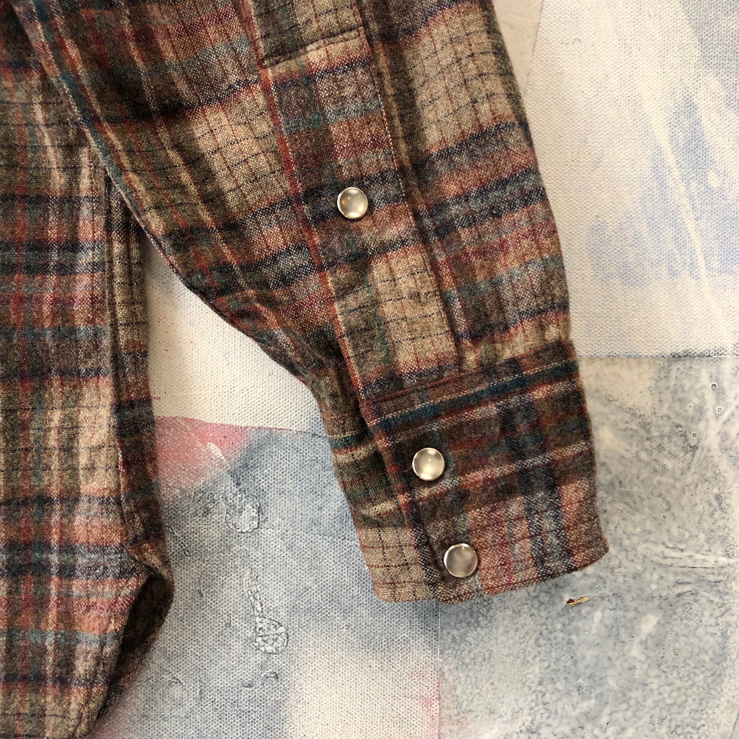 Vintage USA Pendleton Wool Flannel Button Shirt M