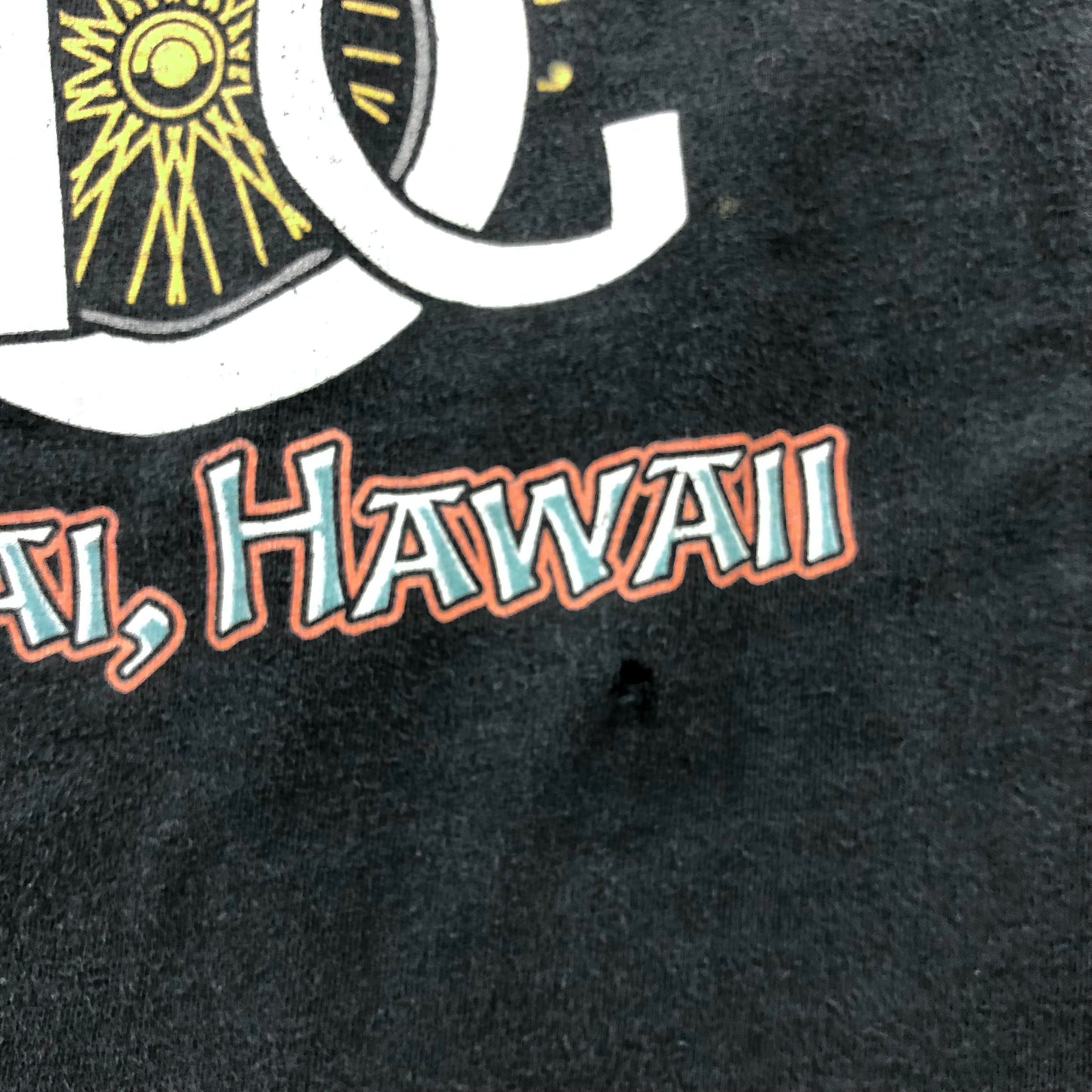 Vintage Harley Davidson Motorcycles HOG Kauai Hawaii Long Sleeve T Shirt L