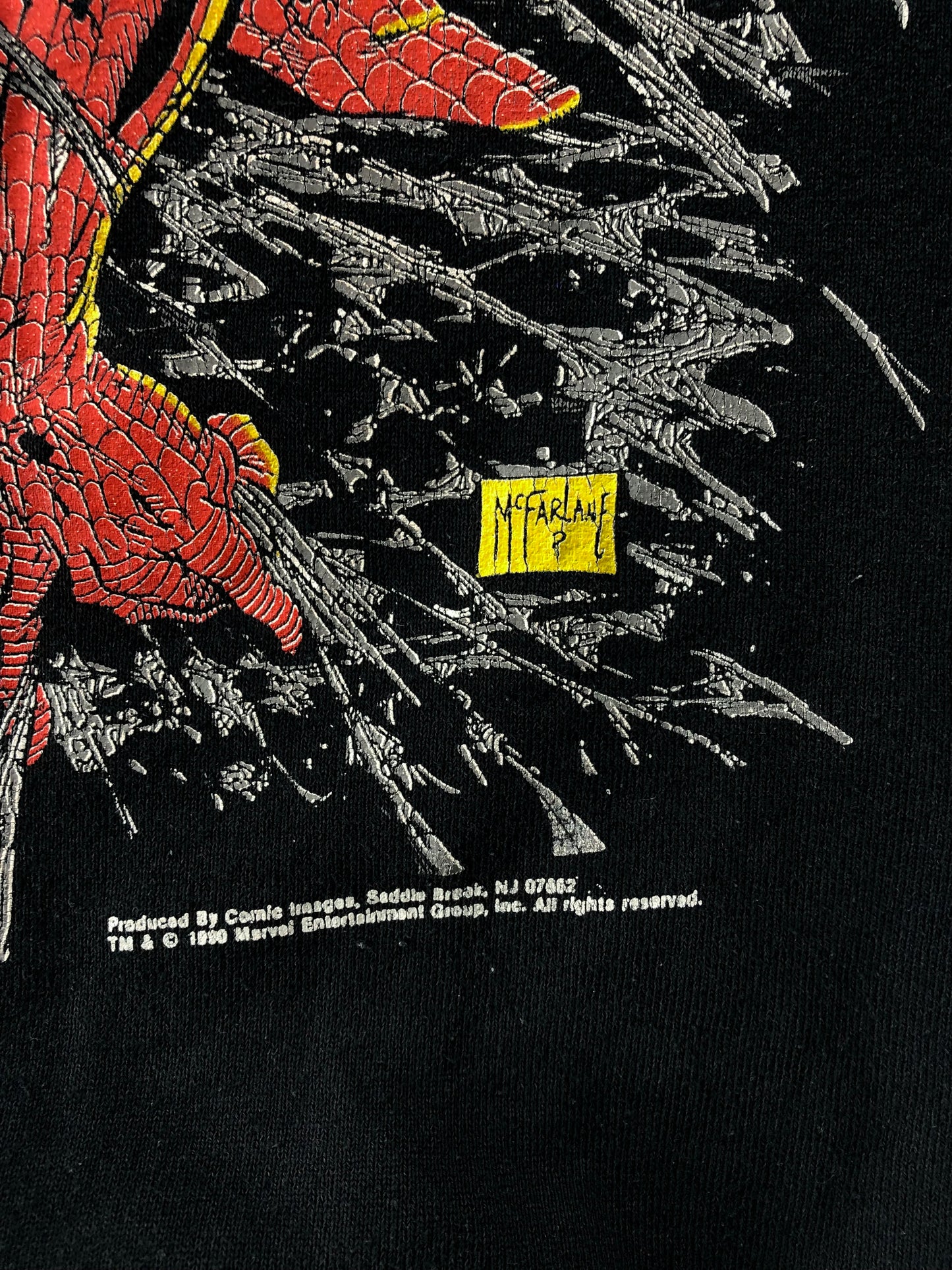 Vintage 90s USA Spiderman By Todd McFarlane Marvel Crewneck Sweatshirt L