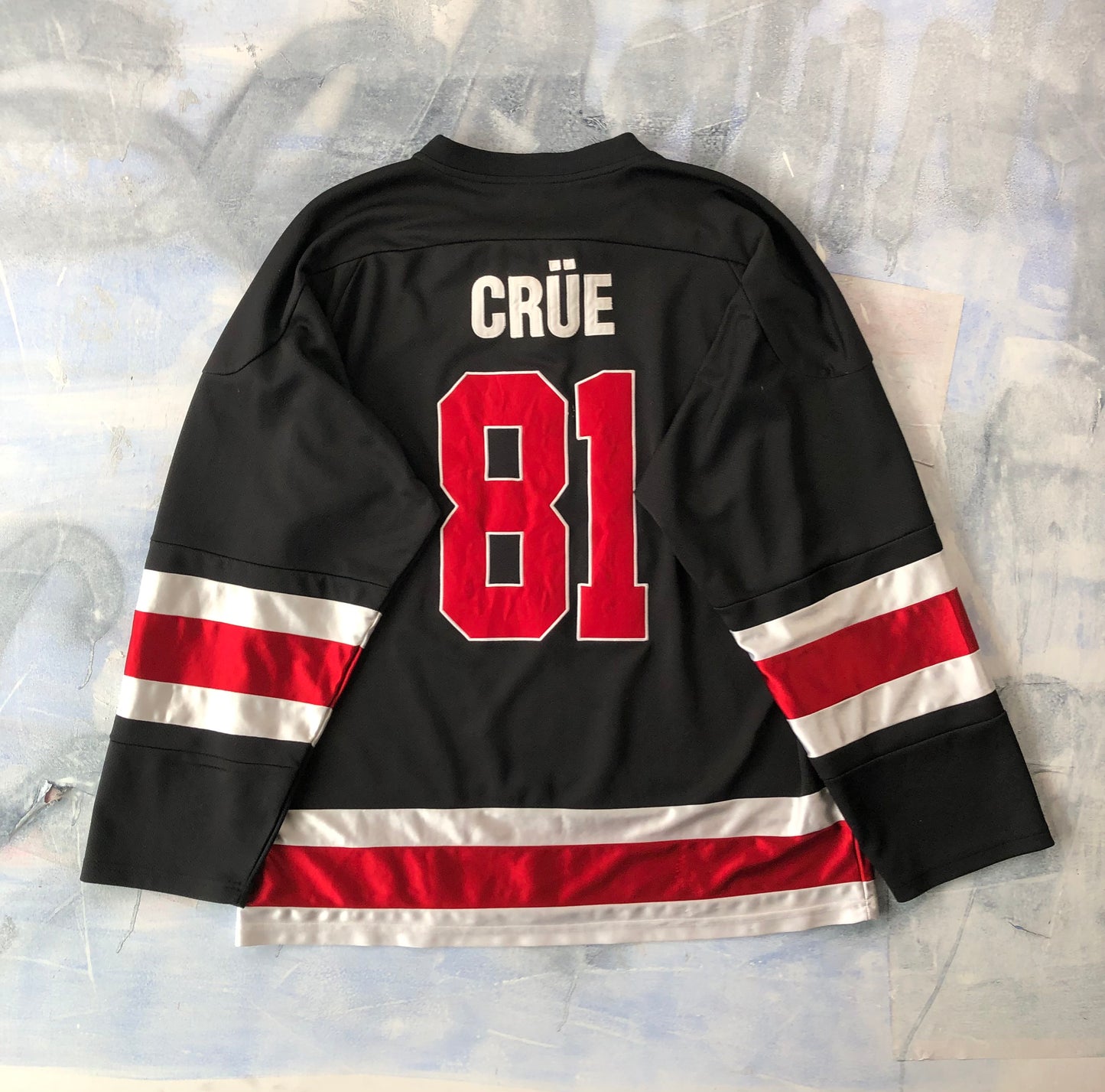 Motley Crue Bad Boys 81 Hockey Jersey XXL