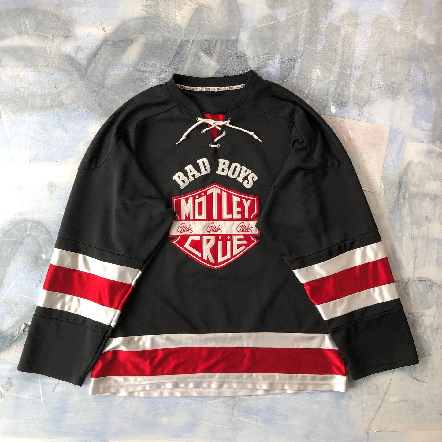 Motley Crue Bad Boys 81 Hockey Jersey XXL