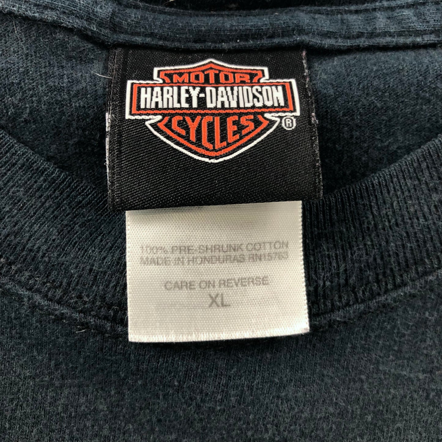 Vintage Harley Davidson Motorcycles Joker Rider Kelowna B.C Canada T Shirt XL