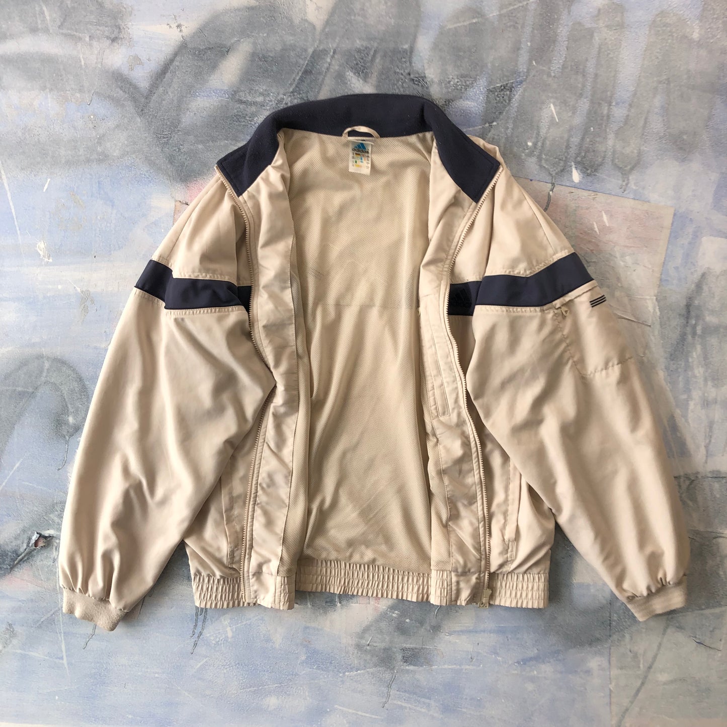 Adidas Retro Windbreaker Zip Jacket L
