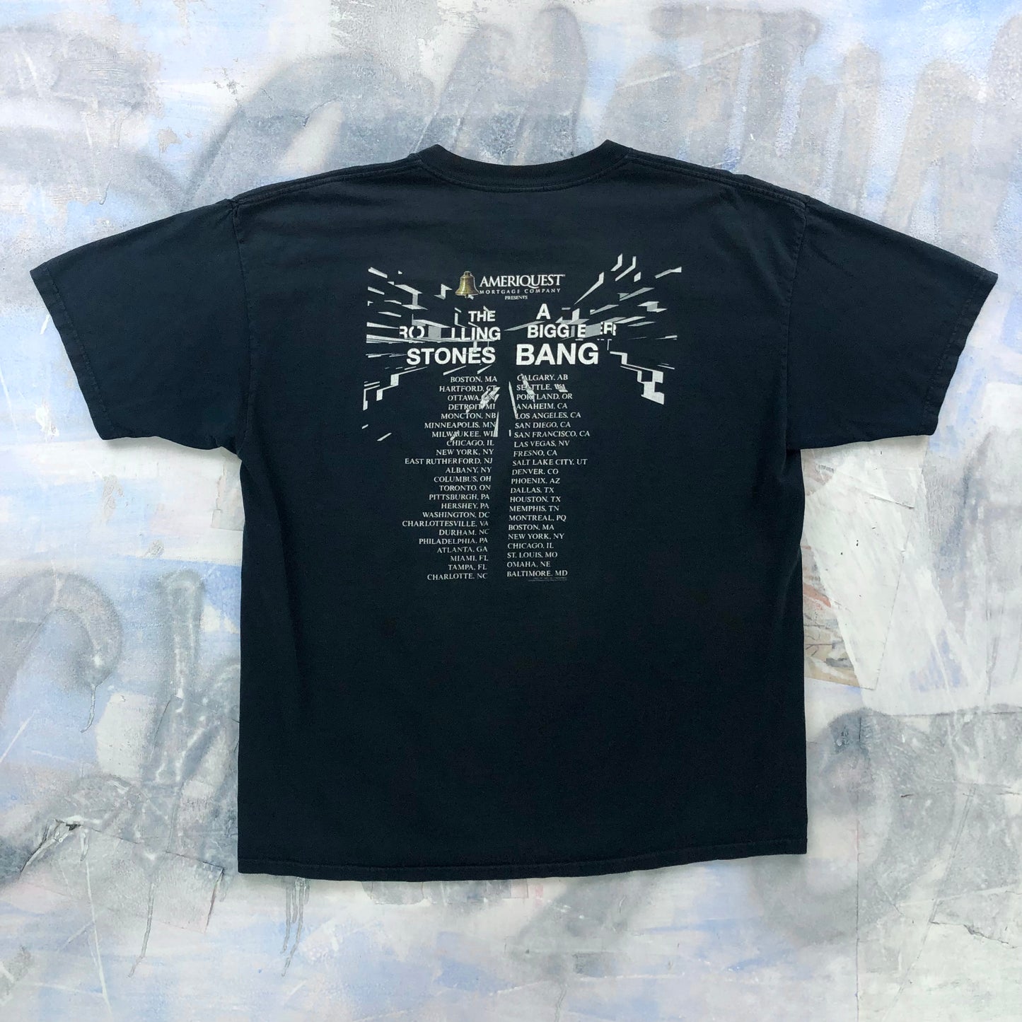 Vintage The Rolling Stones A Bigger Bang Tour T Shirt XL