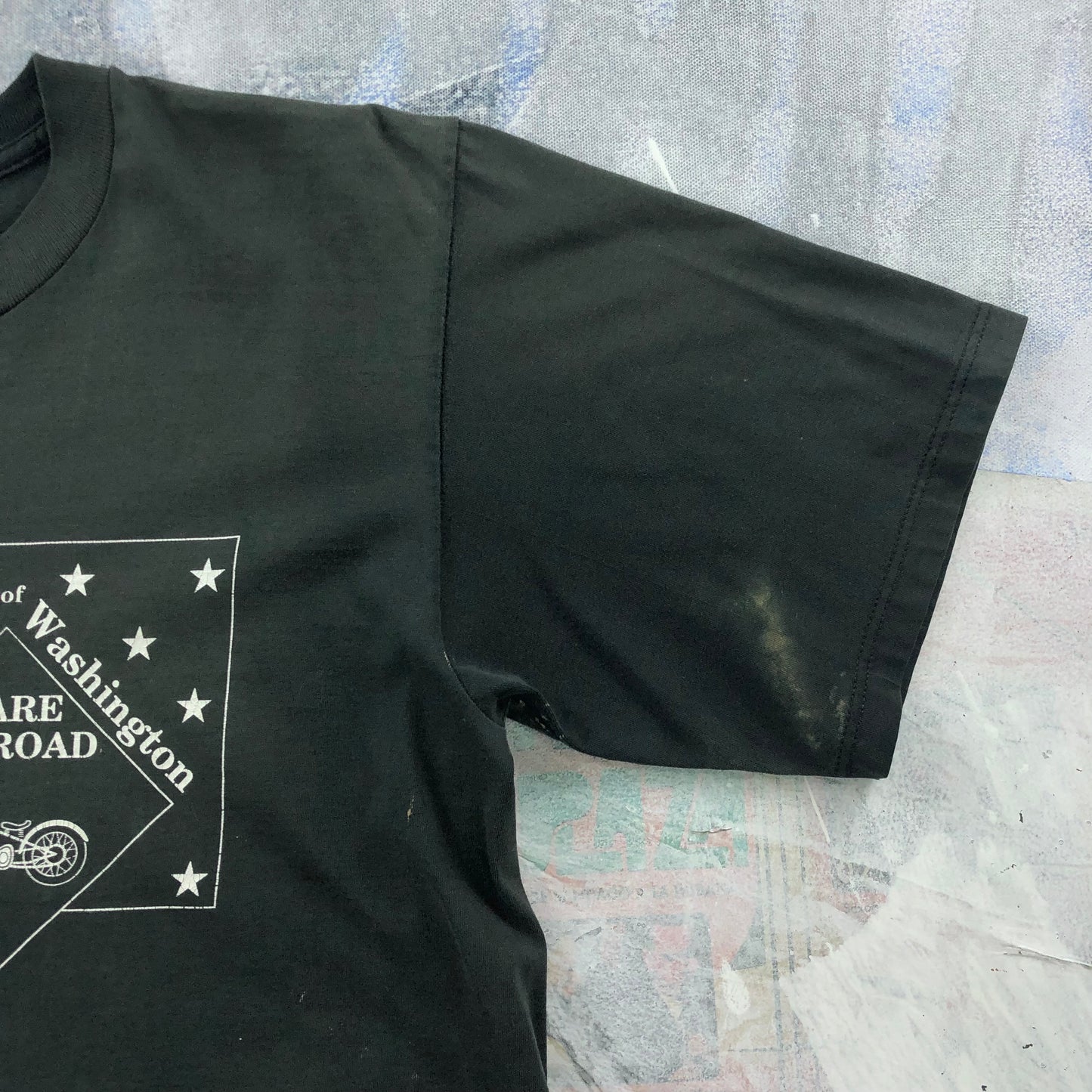 Vintage 90s USA Spring Opener A.B.A.T.E Washington Motorcycle T Shirt L